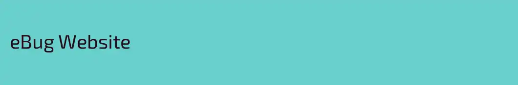 eBug Website